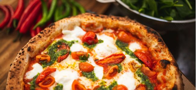 Pizza Margherita con Mozzarella Fior di Latte Piaceri Italiani