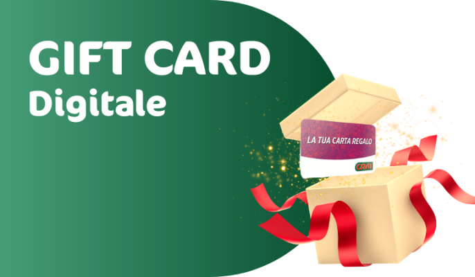 Scopri la Gift Card Digitale Crai!