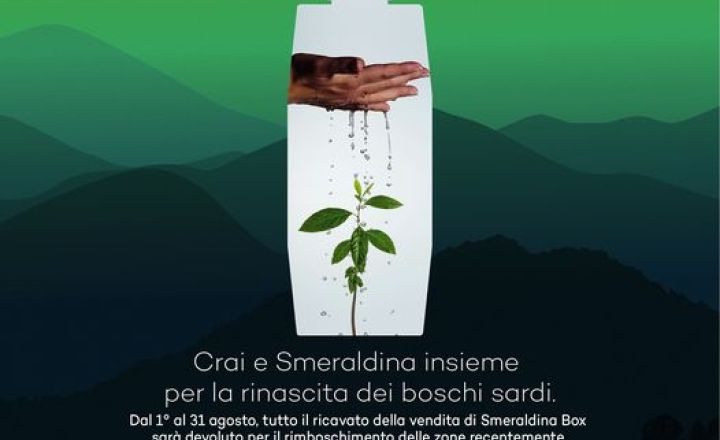 “Acqua contro il fuoco”: Crai Sardegna e Smeraldina per il rimboschimento della Sardegna