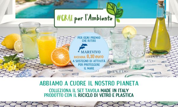 È arrivata la nuova collezione #Crai per l’ambiente dedicata al nostro pianeta