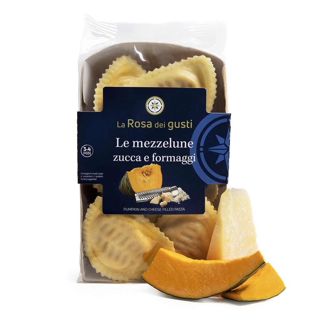 Mezzelune Zucca e Formaggi