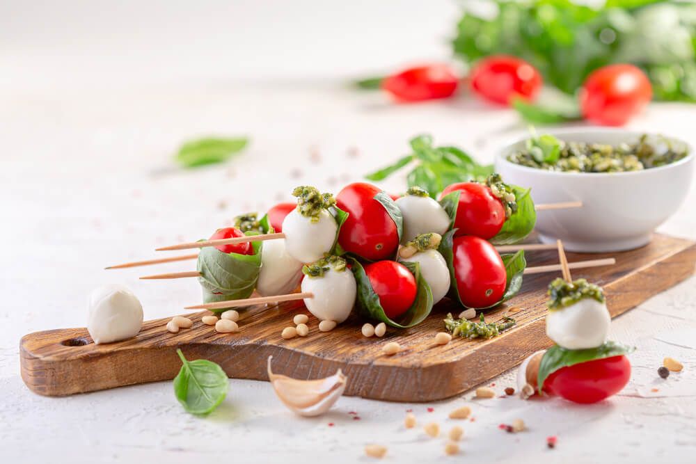 Spiedini di caprese