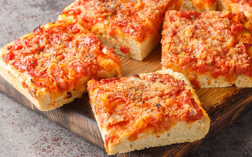 Stuzzichini al Formaggio e Pizza Margherita