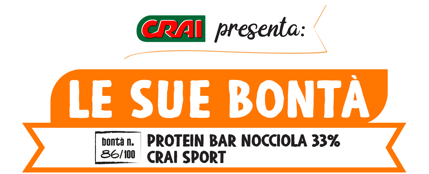 Protein Bar Nocciola 33% Crai Sport