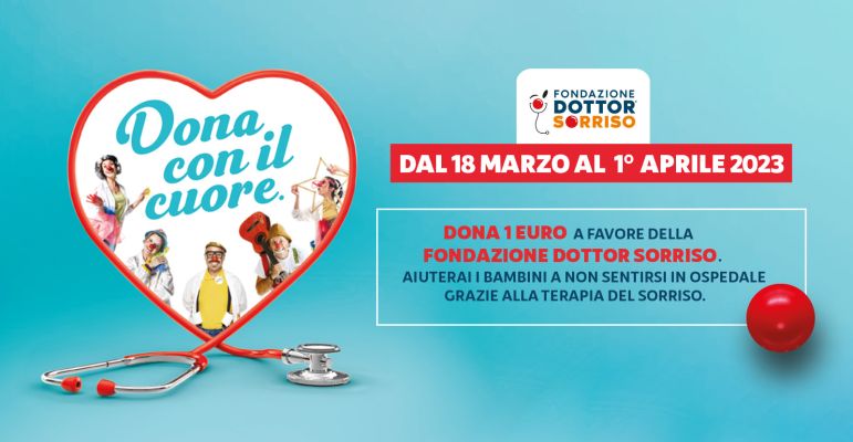 “Dona con il cuore”: Gruppo CRAI e Dottor Sorriso insieme per i più piccoli