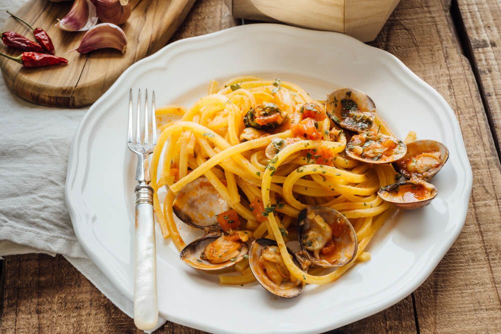 Spaghetti alle vongole e curry