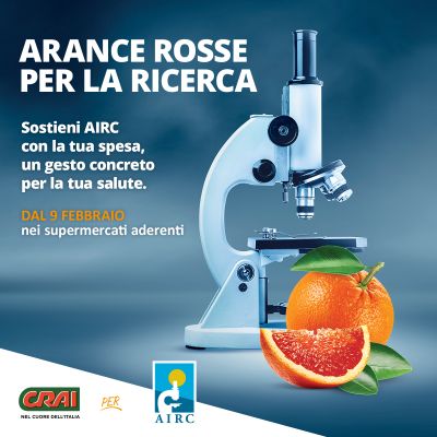 Arance rosse per la ricerca: acquista una confezione di arance e sostieni la ricerca