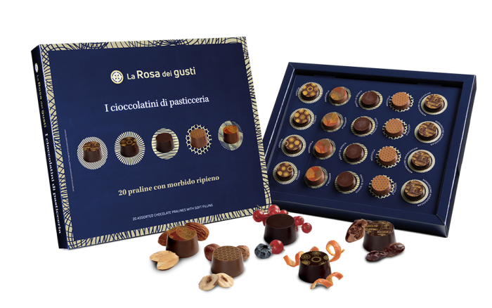 Cioccolatini di pasticceria La Rosa dei gusti