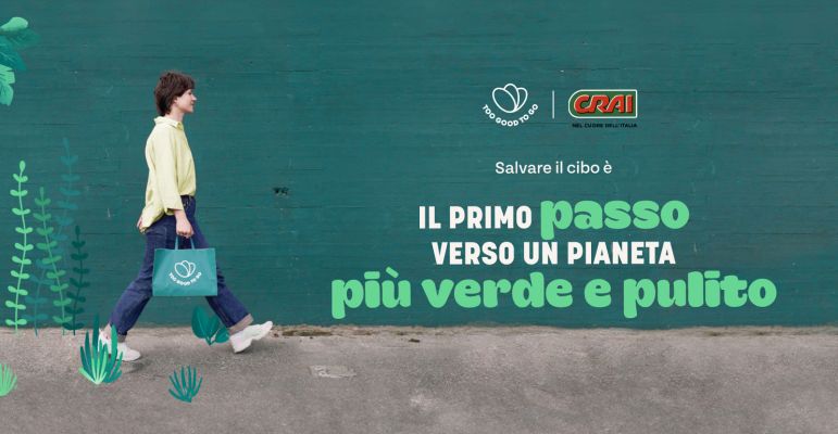 Crai e Too Good To Go ancora insieme per un mondo senza sprechi alimentari