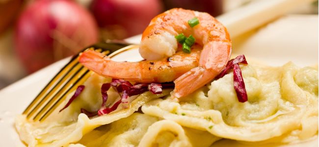 Mezzelune Gamberi e Limone