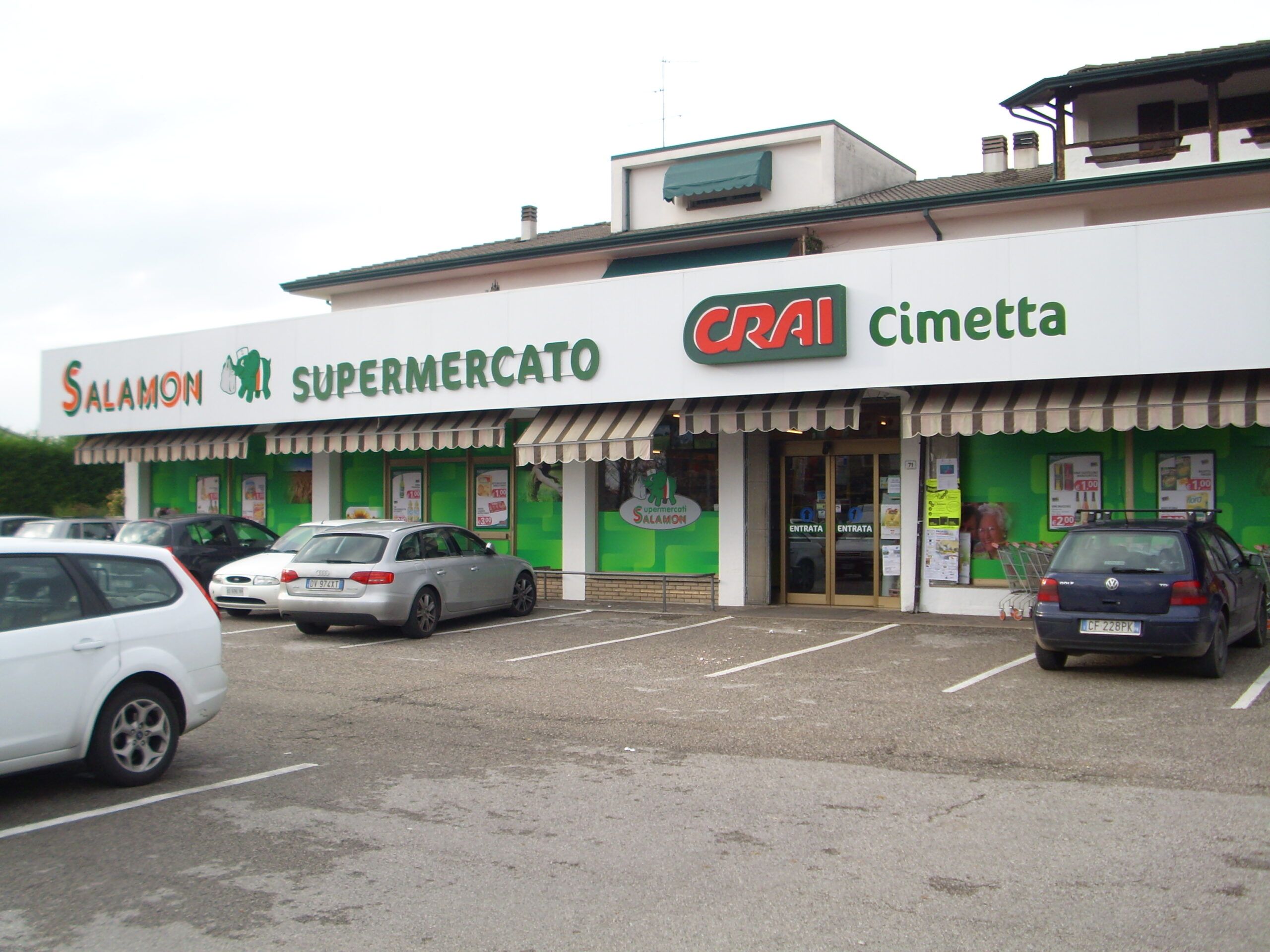 Esterno negozio: 296 – SUPERMERCATI SALAMON CODOGNÈ