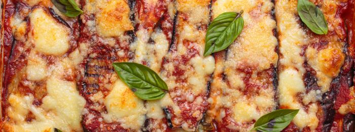 Parmigiana di Melanzane con Mozzarella Fior di Latte Piaceri Italiani