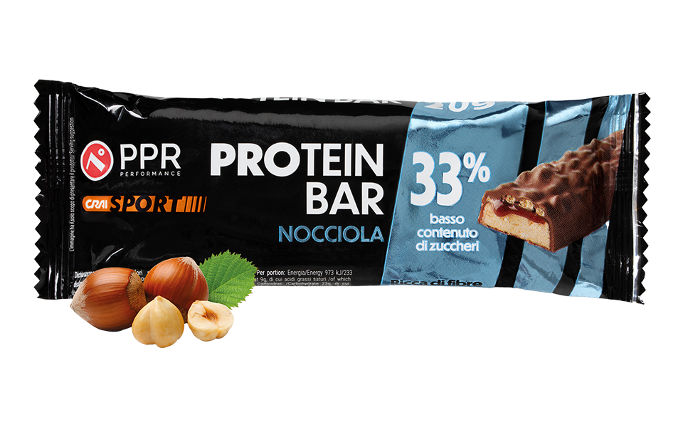 Protein Bar Nocciola 33% Crai Sport