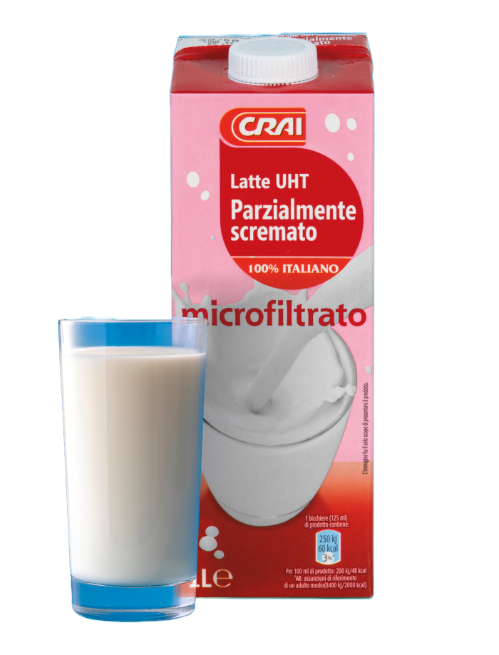 Latte Microfiltrato Parzialmente Scremato UHT