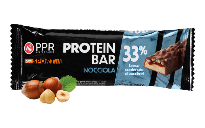 Protein Bar Nocciola 33% Crai Sport