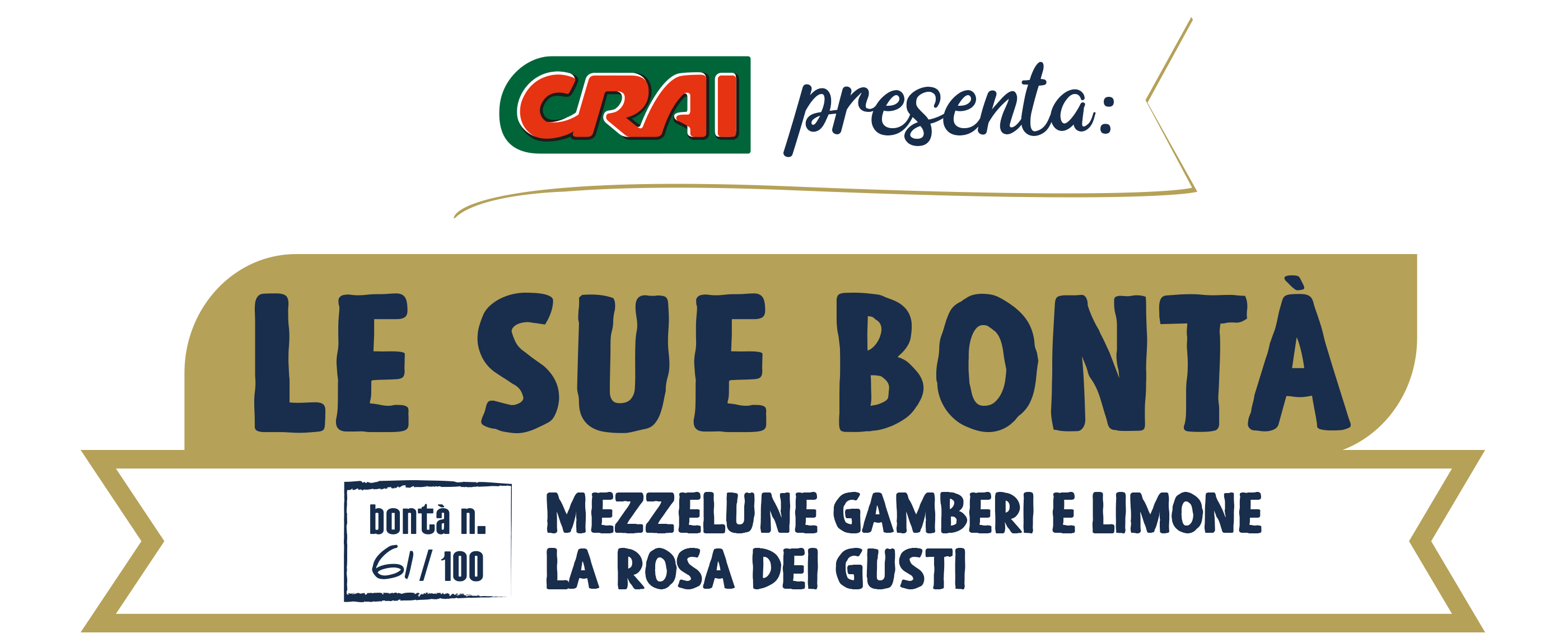 Mezzelune gamberi e limone La Rosa dei gusti
