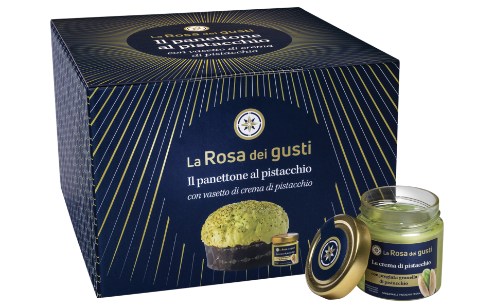 Panettone al pistacchio La Rosa dei gusti