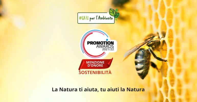 CRAI ottiene una “Menzione speciale Sostenibilità” ai Promotion Awards