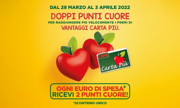 Per te doppi Punti Cuore!