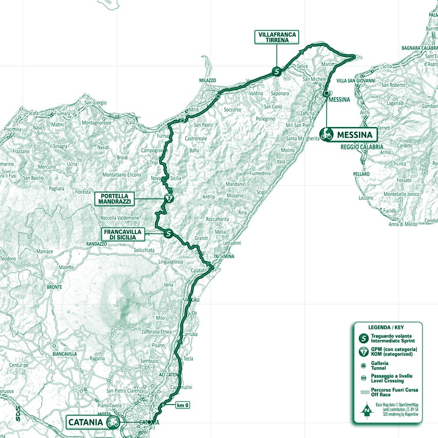 5^ Tappa Catania-Messina