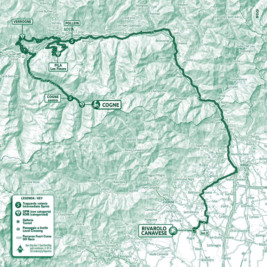 15^ Tappa Rivarolo Canavese-Cogne