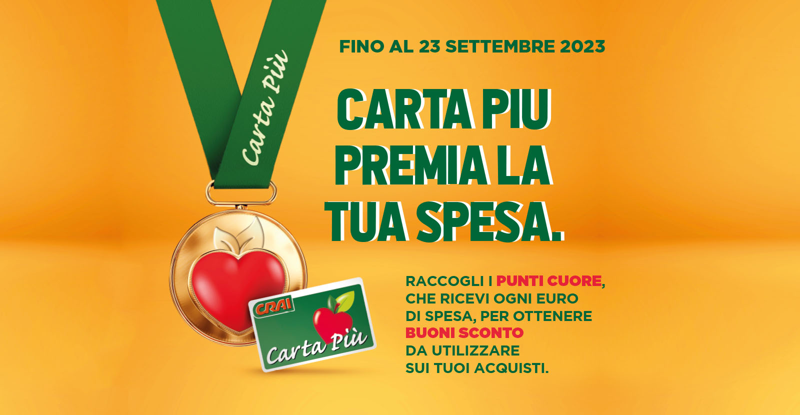 Carta Più premia la tua spesa