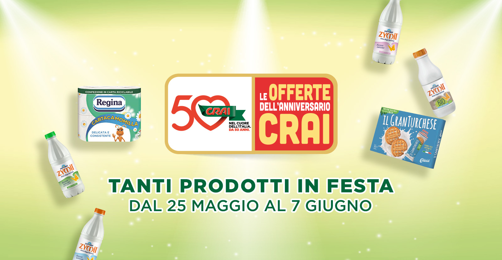 Le offerte dell’anniversario Crai
