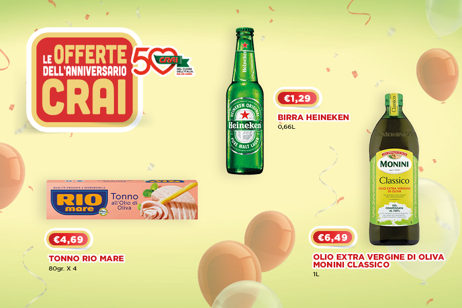 Offerte anniversario CRAI