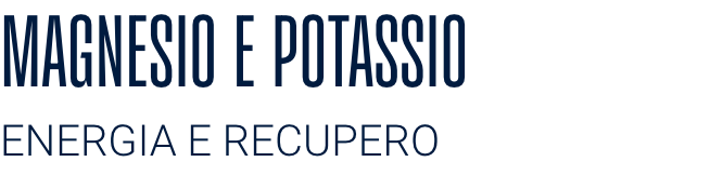 MAGNESIO E POTASSIO