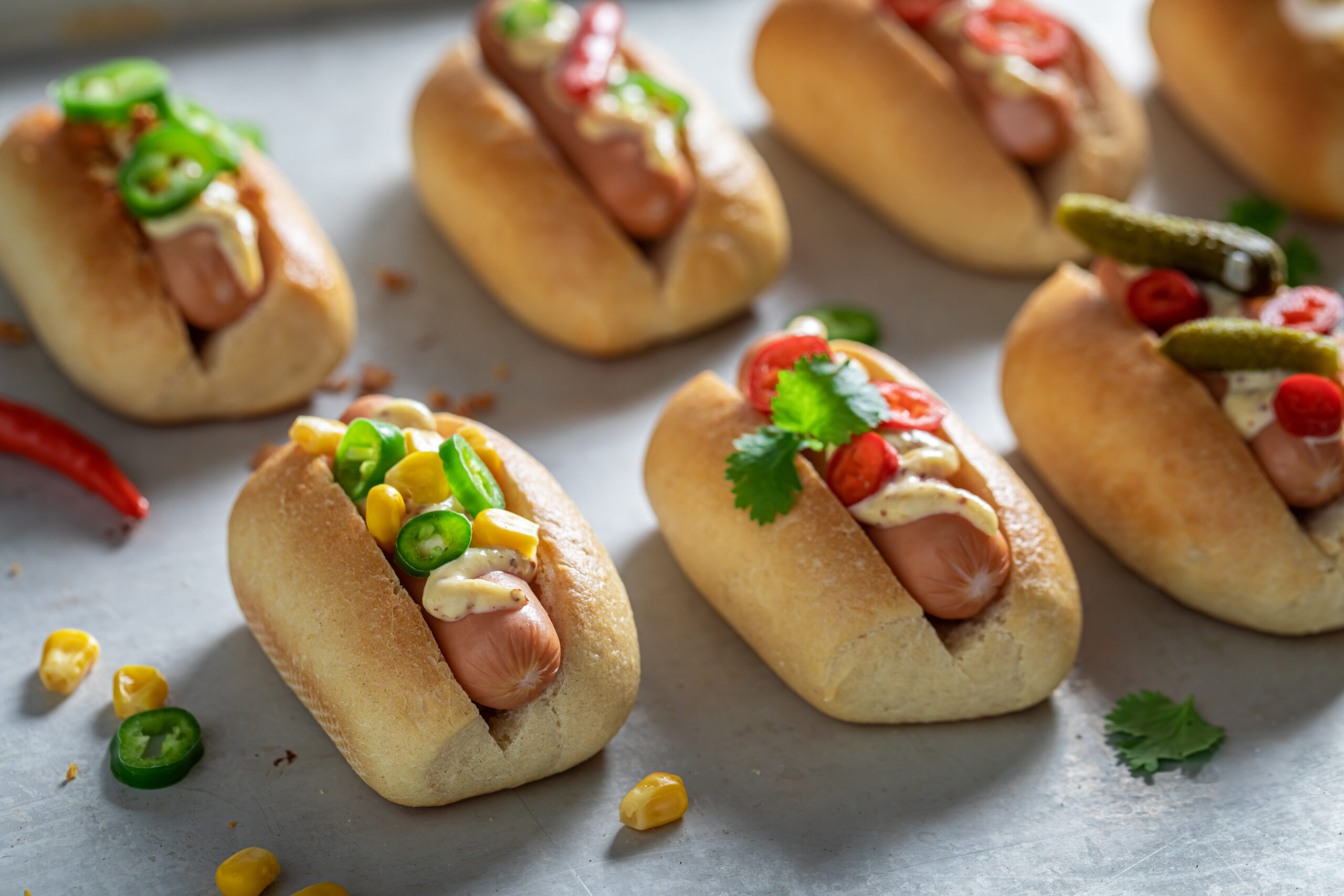Mini Hot Dog a Spiedino con Salsa Burger CRAI  